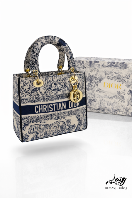 شنتة Lady Dior قماش وسط