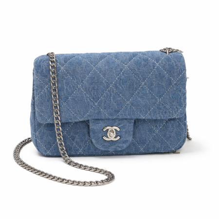 Chanel classic flap jeans bag