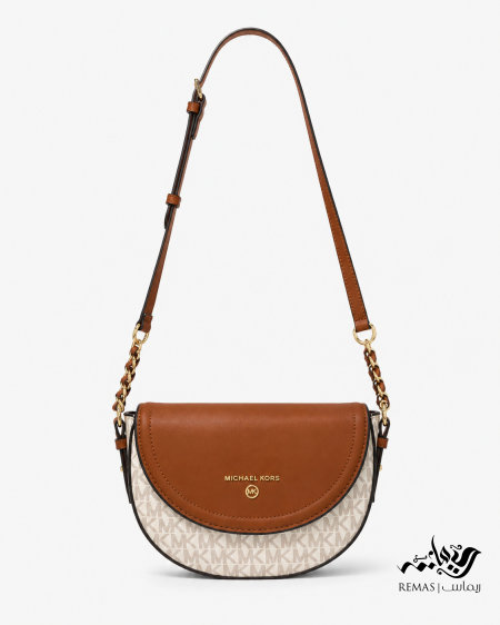 Michael Kors Jet Set Half Dome Chain Crossbody Bag 