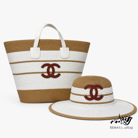 Straw Bag and Hat